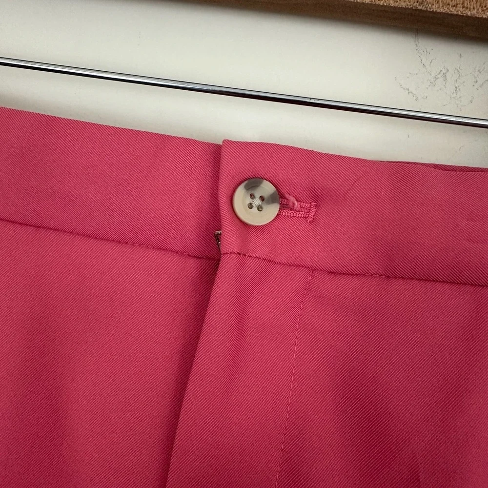 Peter Millar Chino Shorts Salem Nantucket Pink Performance Golf Casual Men 36